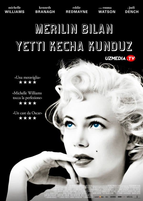 Merilin Monro bilan 7 kecha kunduz — Kino 2011